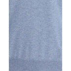 Brunello Cucinelli Light Blue Cashmere Cashmere Sweater