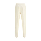 Brunello Cucinelli Cream Cotton Casual Pants