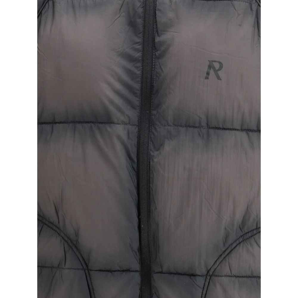 Represent Black Nylon Full-Length Jacket