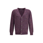 Brunello Cucinelli Purple Alpaca Vicugna Pacos Cardigan