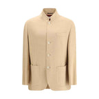 Brunello Cucinelli Beige Cashmere Coat