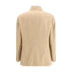 Brunello Cucinelli Beige Cashmere Coat