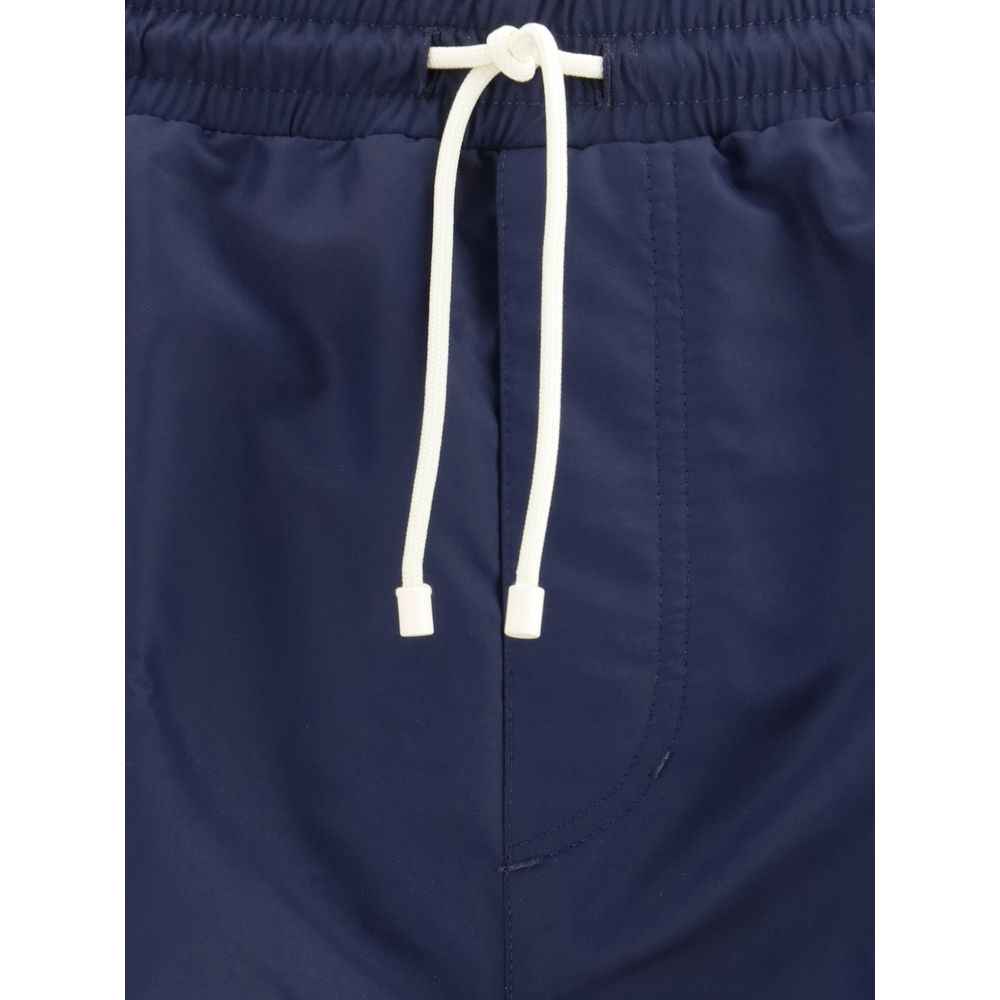 Brunello Cucinelli Blue Polyester Swim Shorts