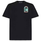 Casablanca Black Cotton T-Shirt