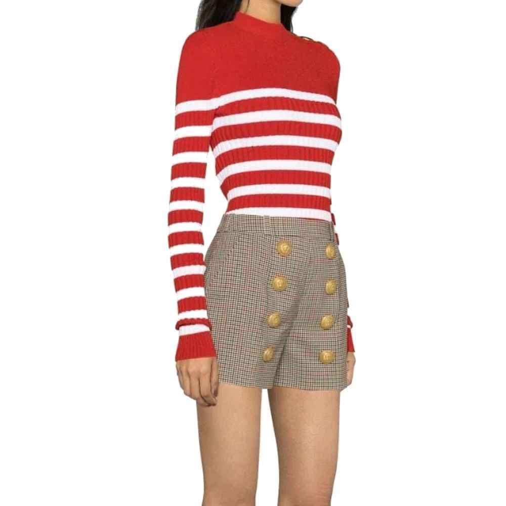 Balmain Beige Polyester Short And Mini Shorts