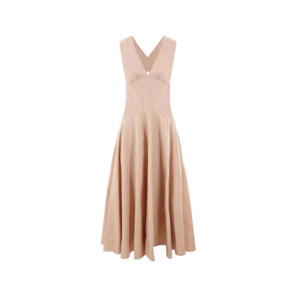 Alaïa Beige Cotton Casual Dress