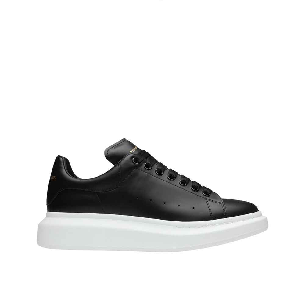 Alexander McQueen Black Calfskin Chunky Sneakers