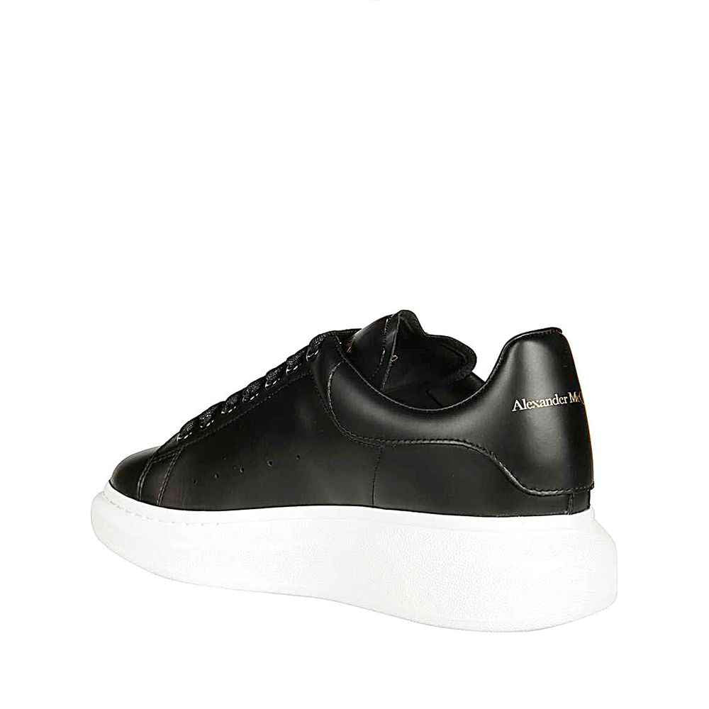Alexander McQueen Black Calfskin Chunky Sneakers