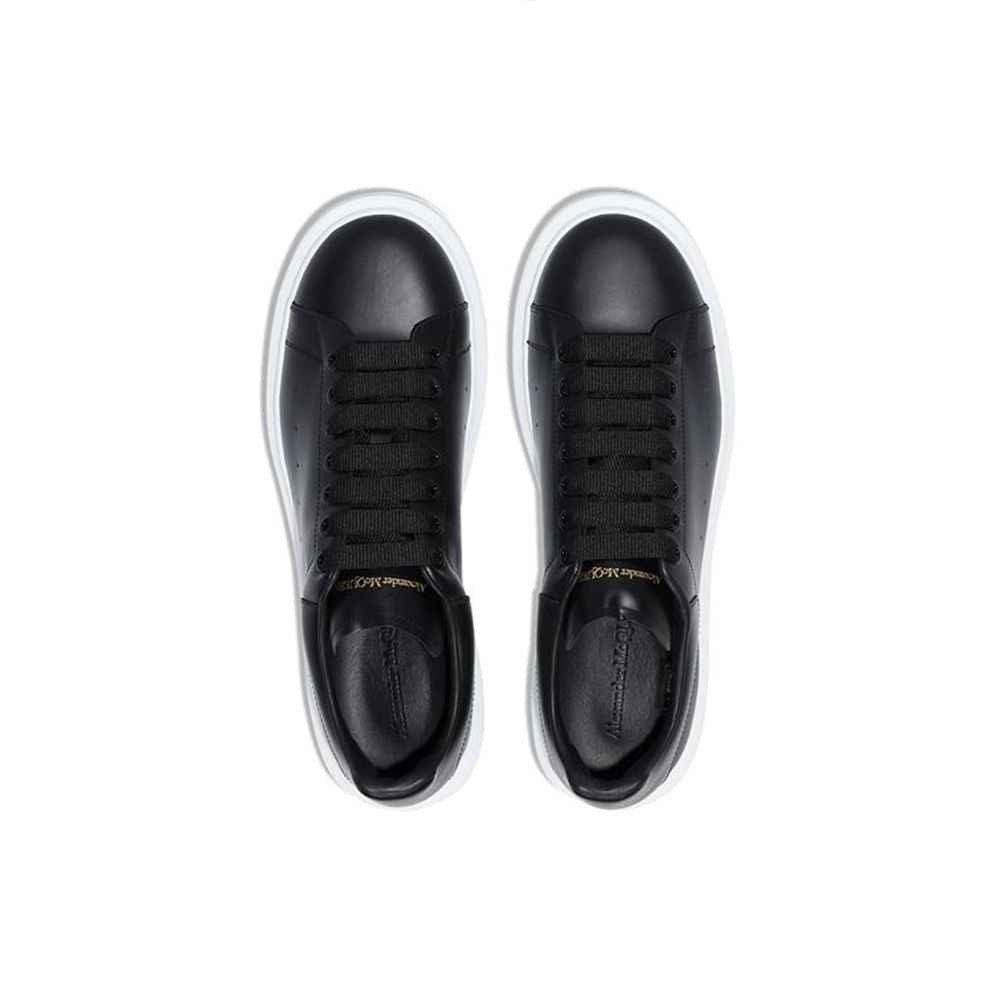 Alexander McQueen Black Calfskin Chunky Sneakers