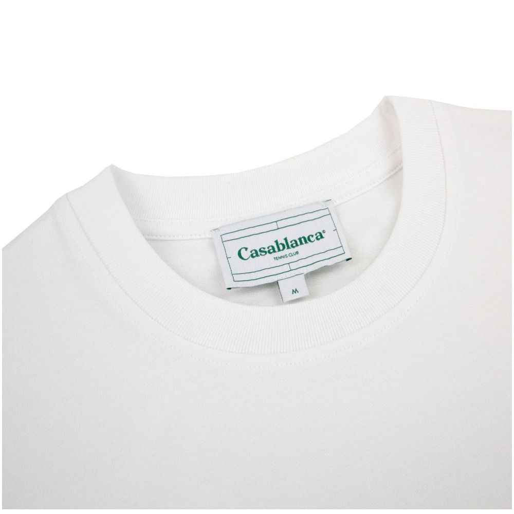 Casablanca White Cotton T-Shirt
