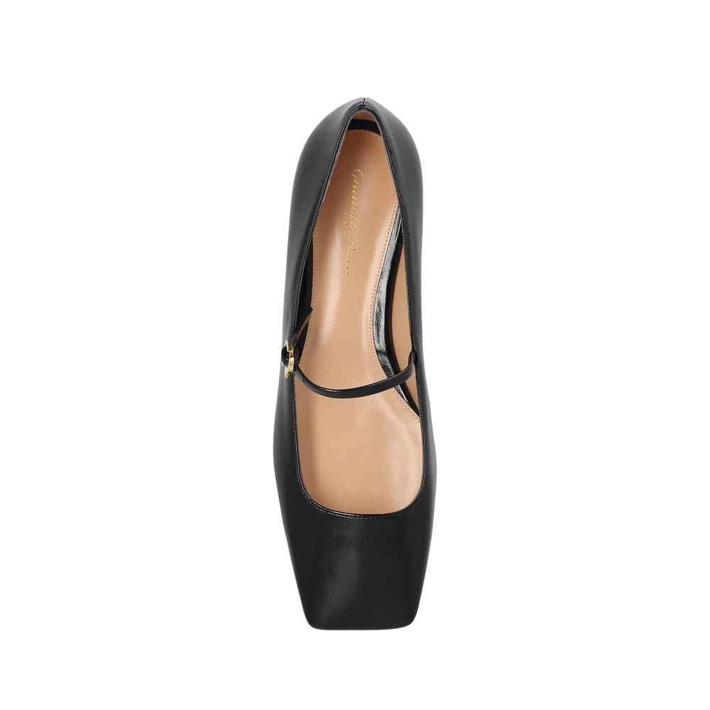 Gianvito Rossi Black Calfskin Ballet Flats
