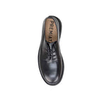 Premiata Black Calfskin Oxfords And Derbies
