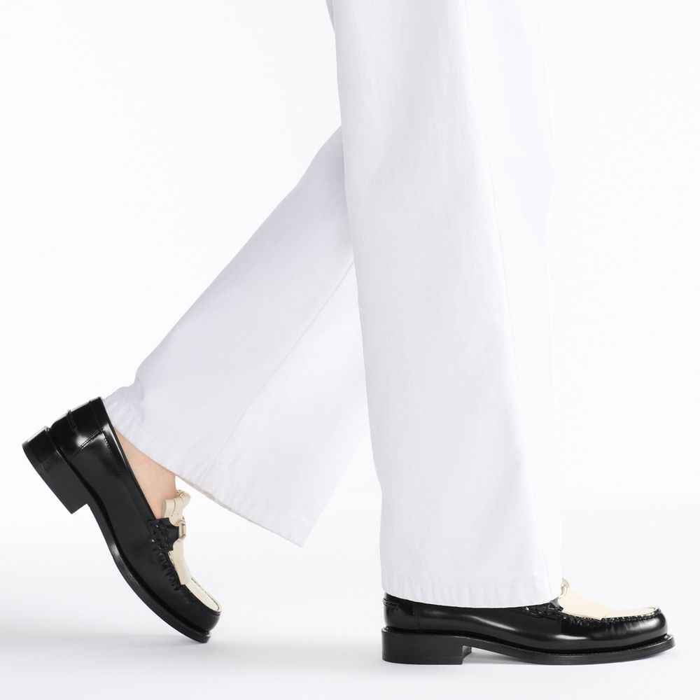 Dior Black Calfskin Slip-On Loafers