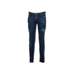 Dsquared² Blue Cotton Skinny Jeans