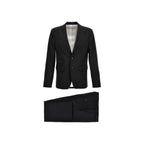 Dsquared² Black Elastane Two-Piece Suit