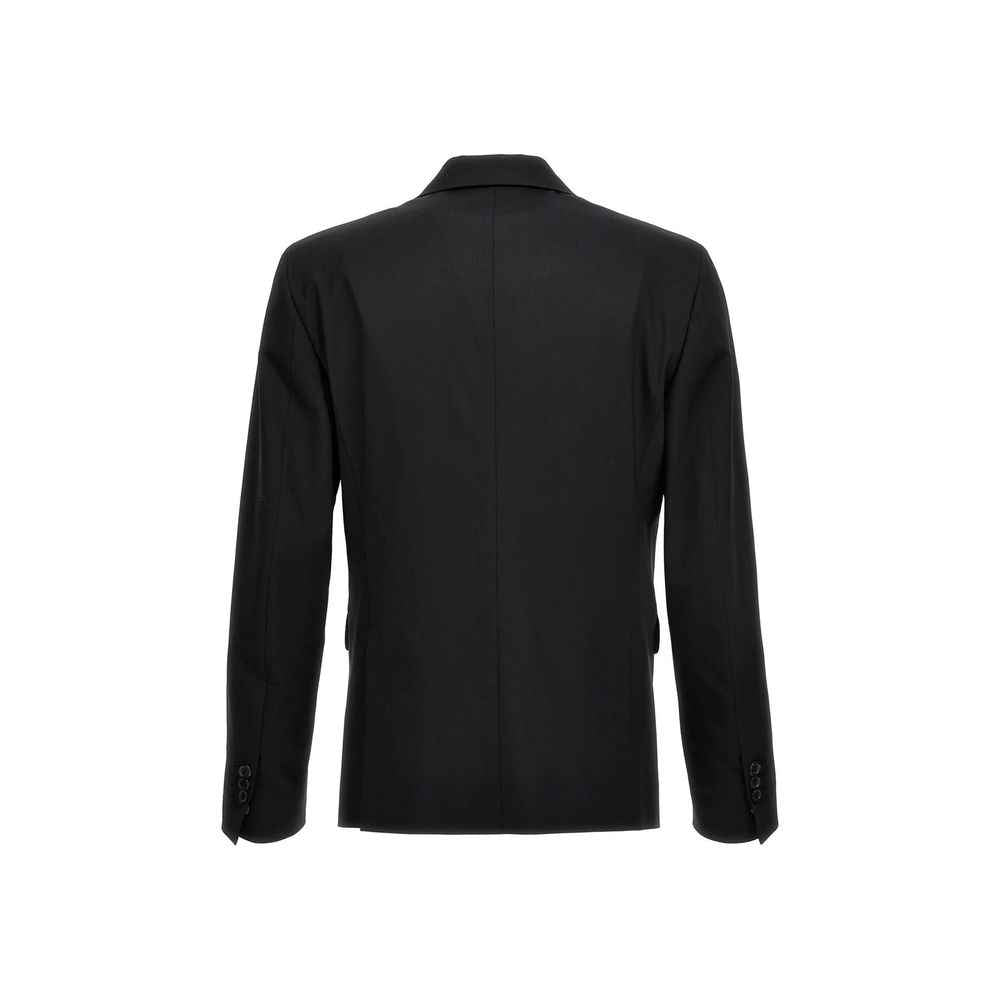 Dsquared² Black Elastane Two-Piece Suit