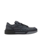Dolce & Gabbana Black Cotton Low Top Sneakers