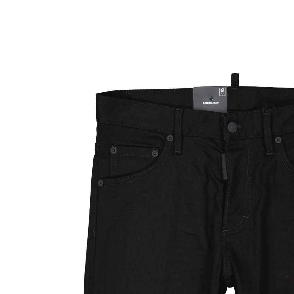 Dsquared² Black Cotton Jeans Denim