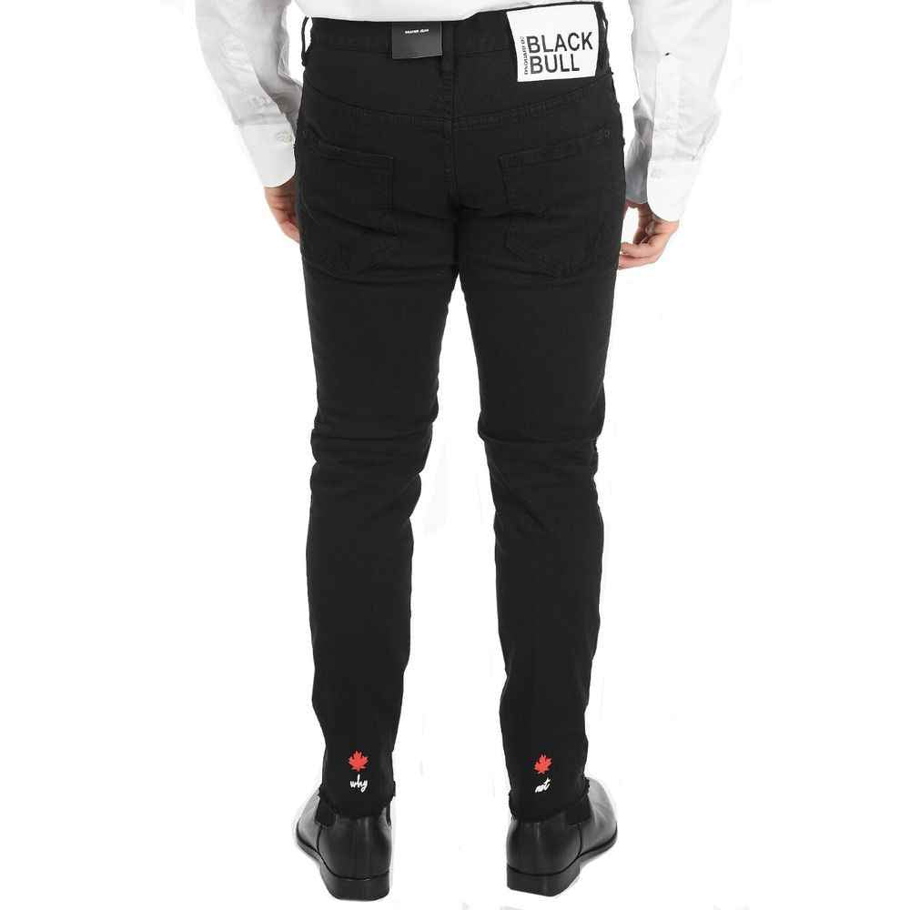 Dsquared² Black Cotton Skinny Jeans