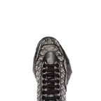 Jimmy Choo Black Calfskin Chunky Sneakers