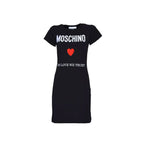 Moschino Couture Black Cotton Casual Dress