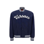 Versace Blue Nylon Bomber