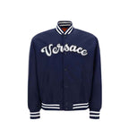 Versace Blue Nylon Bomber
