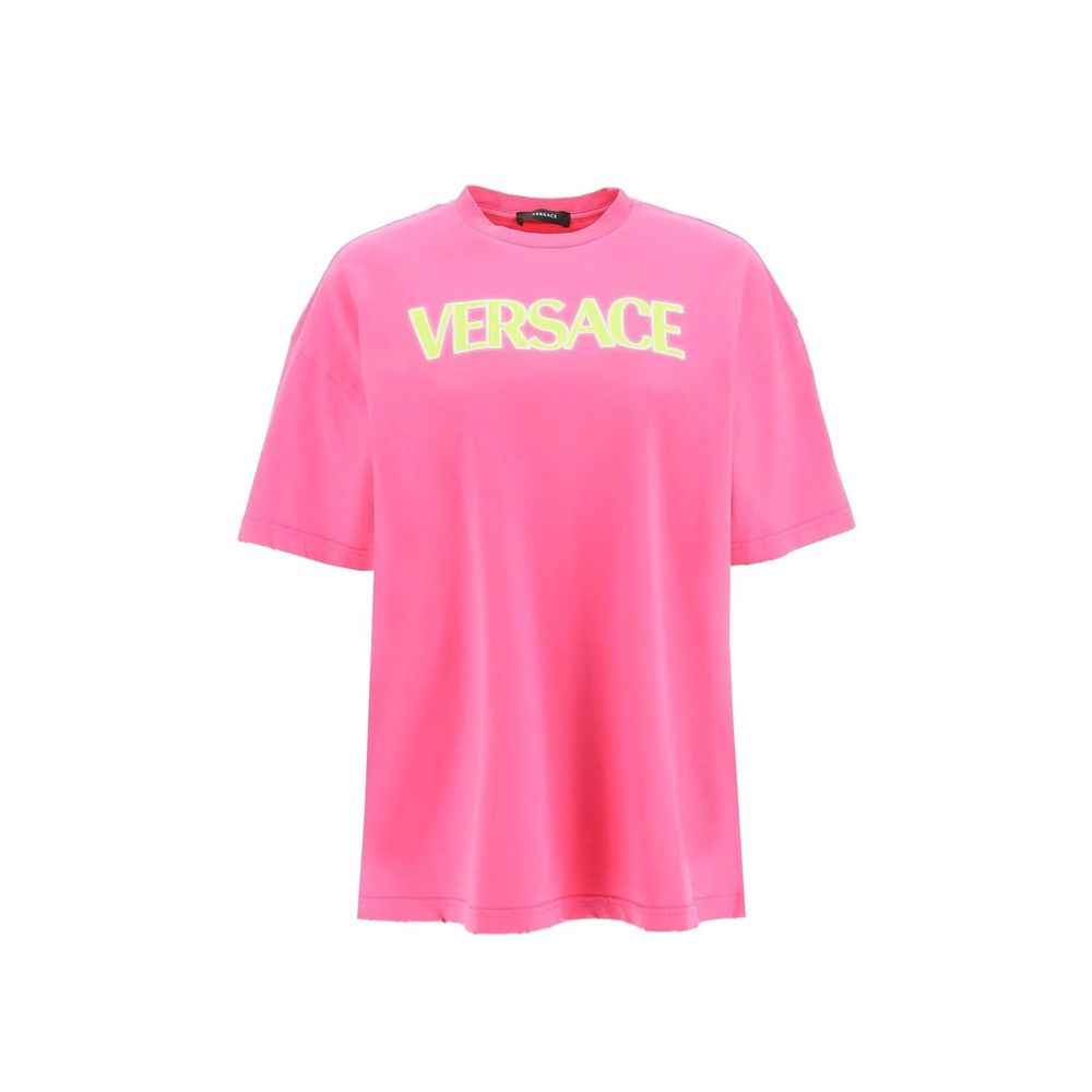 Versace Multicolor Cotton Tank Tops