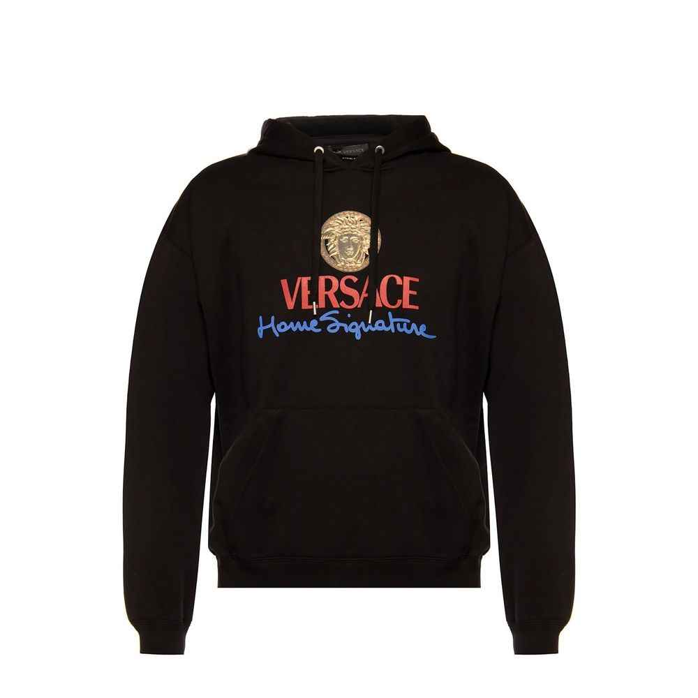 Versace Black Cotton Sweatshirt