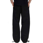 Versace Black Cotton Casual Pants