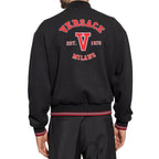 Versace Black Virgin Wool Bomber