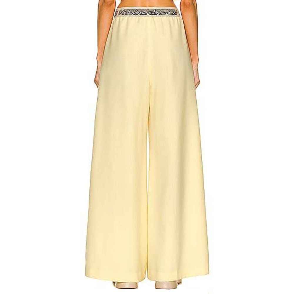 Stella McCartney Yellow Wool Casual Pants