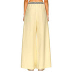 Stella McCartney Yellow Wool Casual Pants