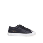 Valentino Garavani Black Calfskin Low Top Sneakers