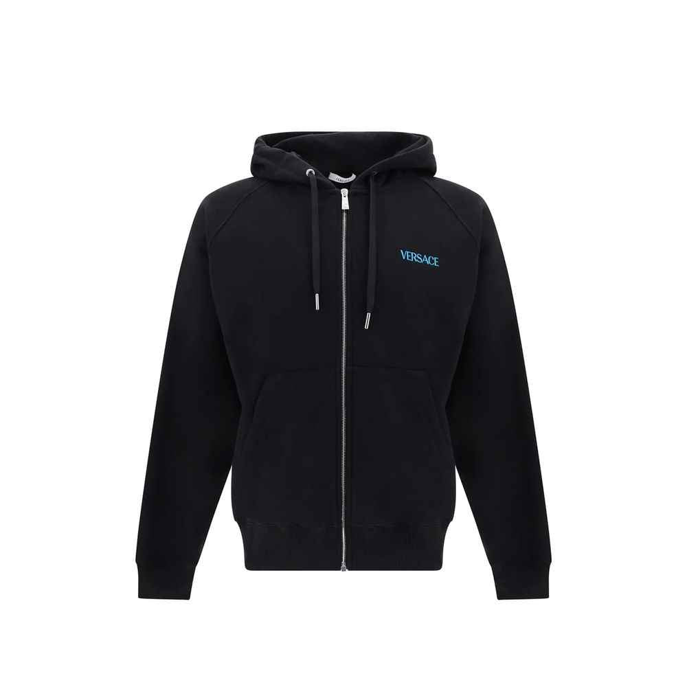 Versace Black Cotton Sweatshirt