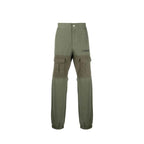 Palm Angels Green Cotton Cargo Pants