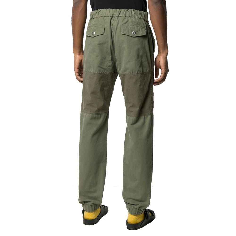 Palm Angels Green Cotton Cargo Pants