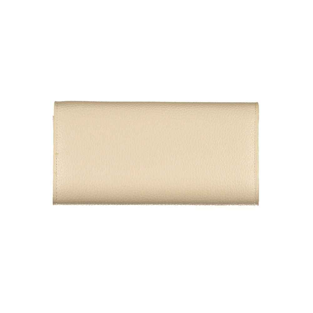 Mario Valentino Beige Polyethylene Wallet