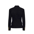 Balmain Black Cotton Blazer