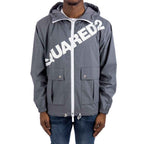 Dsquared² Gray Cotton Shell Jacket