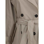 Brunello Cucinelli Beige Polyester Coat