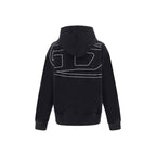 Diesel Black Elastane Sweatshirt