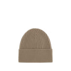 Moncler Grenoble Beige Merino Wool Beanie
