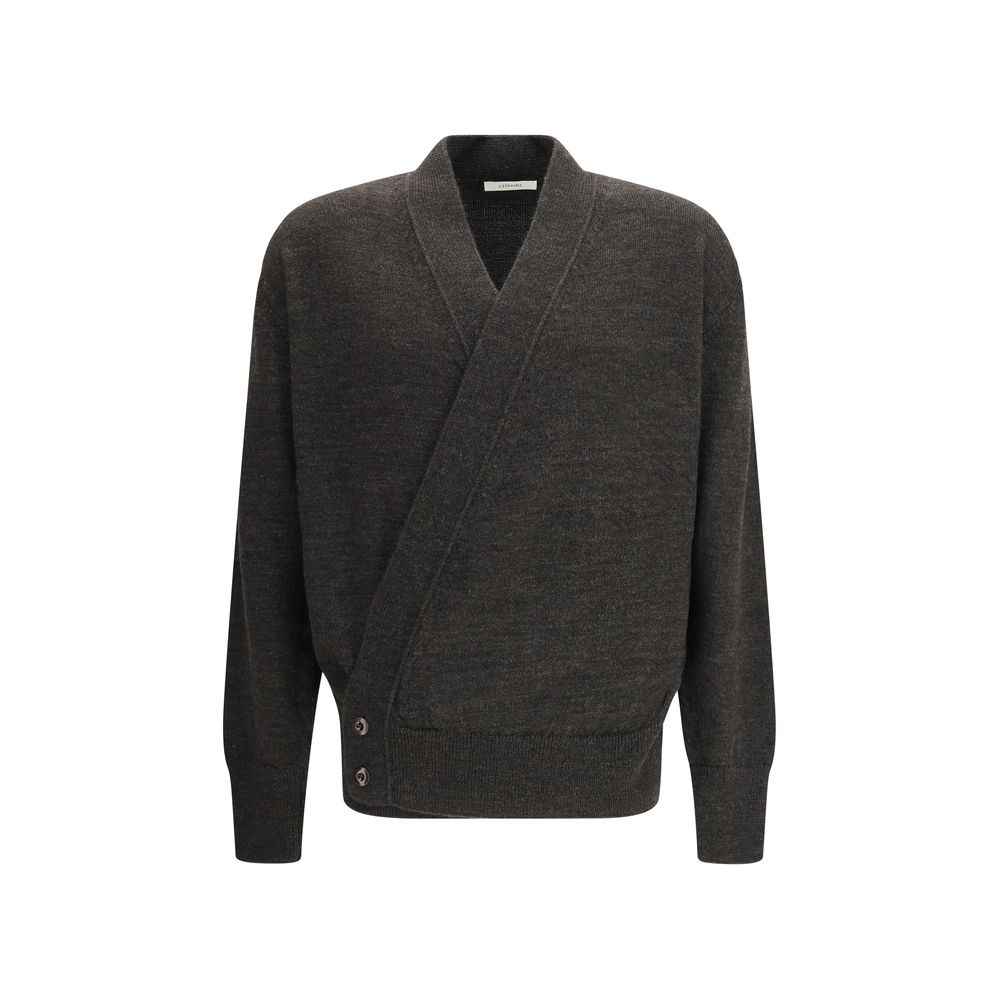 Lemaire Brown Marabou Cardigan