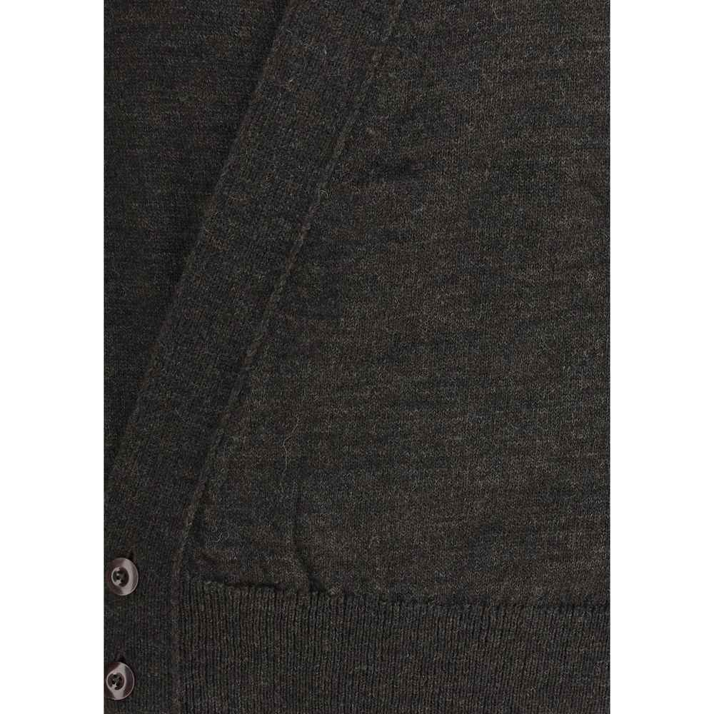 Lemaire Brown Marabou Cardigan