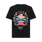 Casablanca Black Cotton T-Shirt