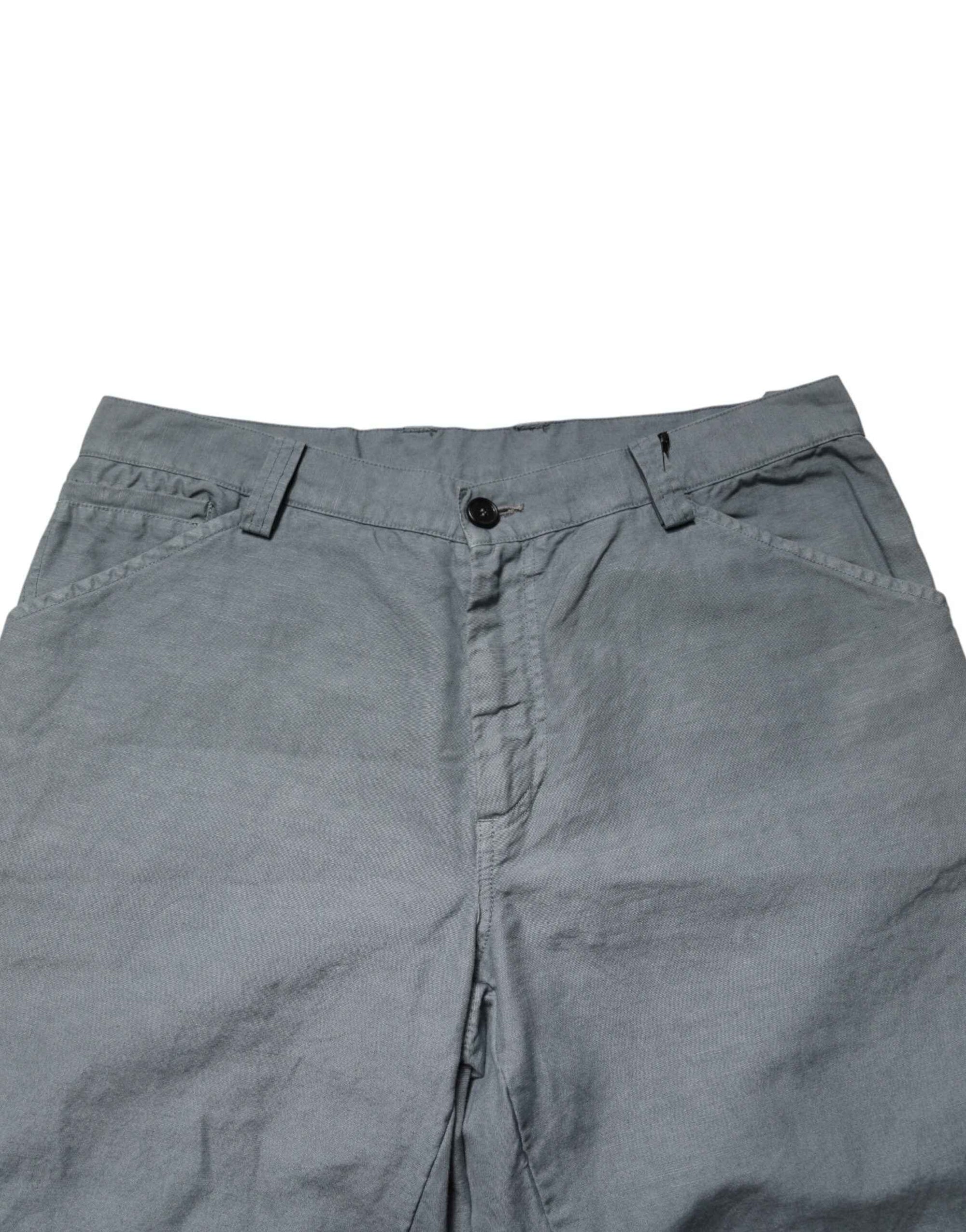 Master Coat Gray Cotton Regular Fit Men Denim Trouser Jeans