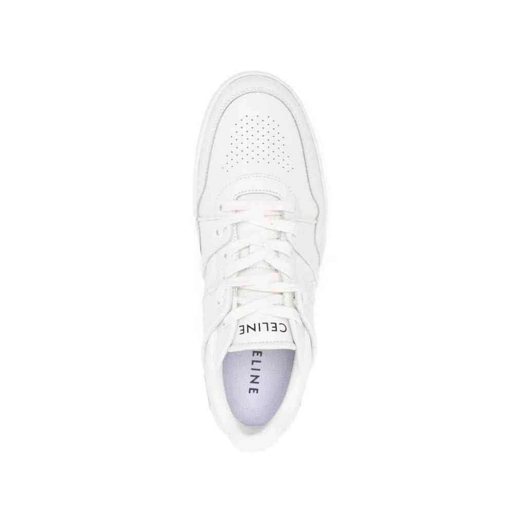 Celine White Calfskin Low Top Sneakers