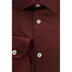 Baldinini Trend Red Cotton Shirt