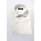 Baldinini Trend White Cotton Shirt